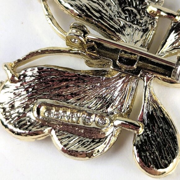 Vintage Gold-Tone Gerry's Creations Butterfly Brooch - Picture 4 of 4